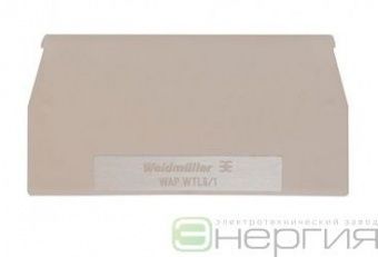 WEIDMULLER Пластина концевая WAP WTL6/1 (арт. 1068300000) в Стерлитамаке фото